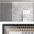 Modern Minimalist Wall Paneling With Textured Gray And Wooden Designs For Interior Walls