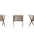 Bookshelf Magazine Rack 3d model