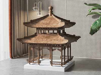 New Chinese style ornaments gazebo ornaments model