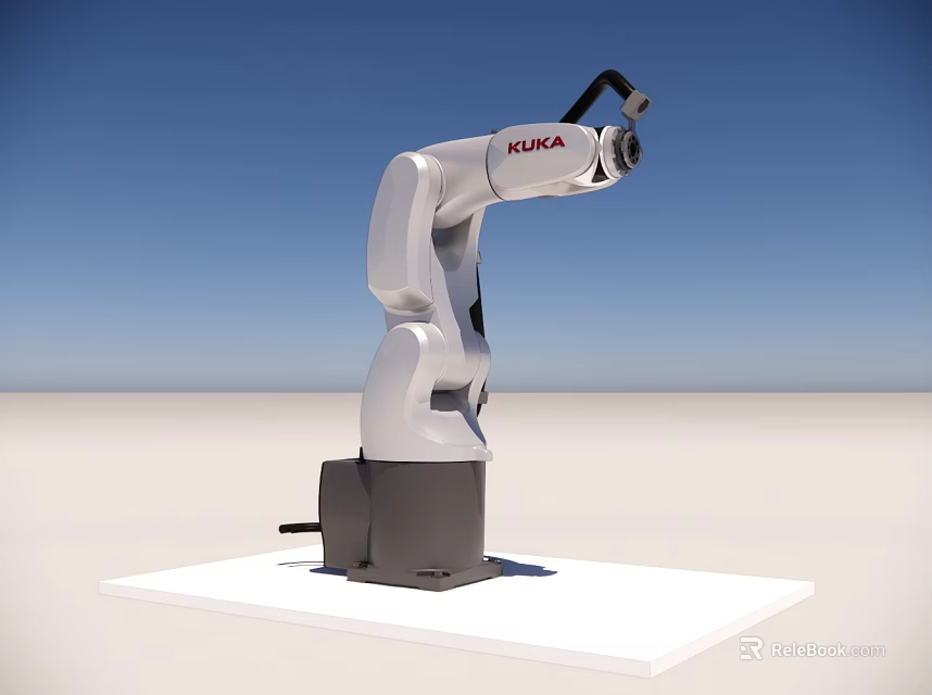 KUKA Advanced High Precision Industrial Robot Arm For Automated Manufacturing Processes 3d model 