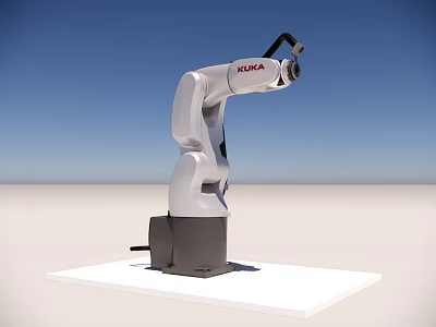 KUKA Advanced High Precision Industrial Robot Arm For Automated Manufacturing Processes 3d model