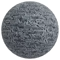 Decorative Stone Wall Components With Textured Surfaces And Various Color Options
