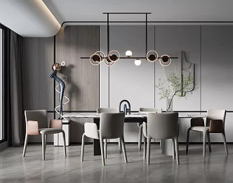 Modern Restaurant 3d model