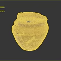 Ancient Terracotta Sculpture Of Cracked Clay Vessel With Historical Artifact Features