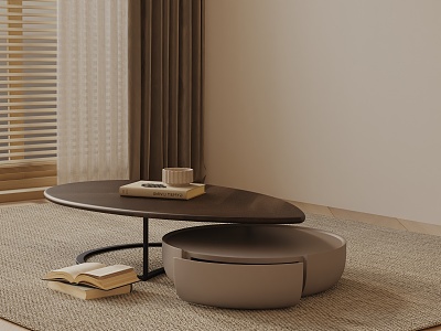 Modern coffee table model