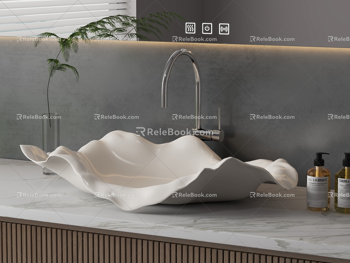 Wash basin modern wash basin creative wash basin wash basin table basin 3d model