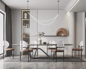 Modern Restaurant 3d model