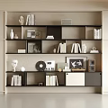 Modern Bookshelf Bookcase Books Book Storage Rack 3d model
