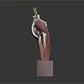 Medical Device Detailed Human Spine And Muscle Anatomical Model Display For Education