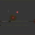 detector mine detector metal detector sci-fi detector futuristic detector concept detector 3d model