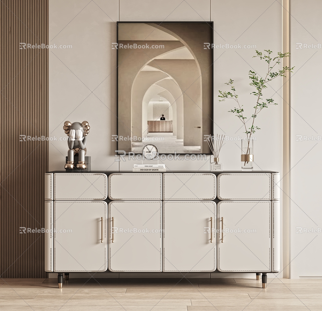 Modern Side Cabinet Side Cabinet Decorative Cabinet 3d model