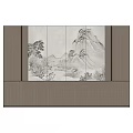 Background wall TV background wall sofa background wall TV background wall sofa background wall 3d model