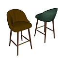 Modern Bar Chair 3d model