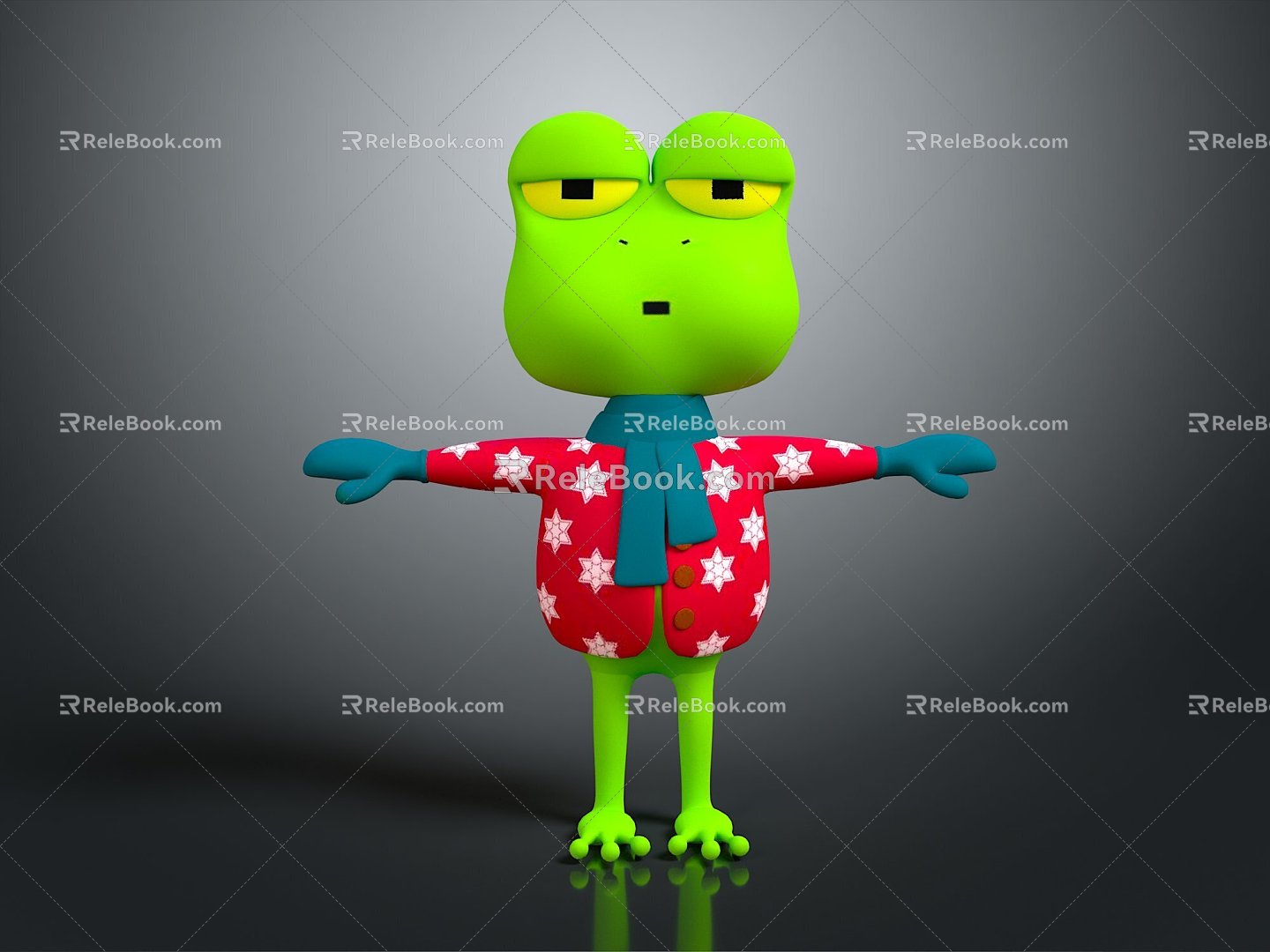 Frog Frog Frog Poison Frog Game Frog Reptile Cold Blooded Animal Reptile Reptile 3d model