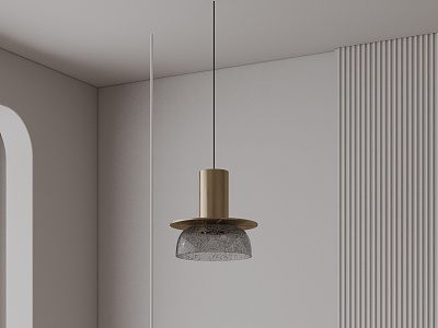 Modern chandelier 3d model