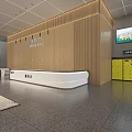 Modern Station Lobby With Luxurious Chandeliers Marble Counters Seats And Screens