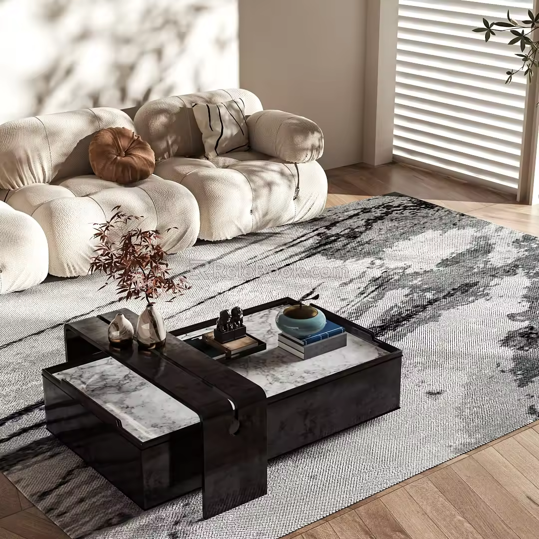New Chinese style coffee table 3d model
