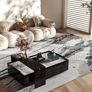 New Chinese style coffee table 3d model
