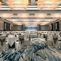 Modern Ballroom 3d model