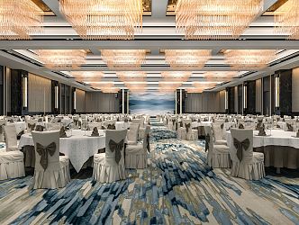 Modern Ballroom 3d model