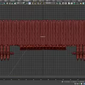 Wooden Guard Booth With Spiked Fence Rustic Roof Structure And Crossed Gate Design