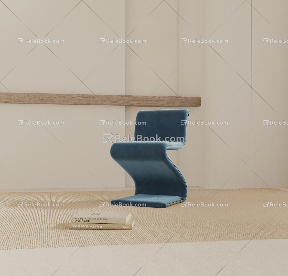 Modern Bar Chair 3d model