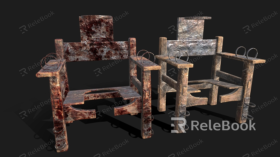 Penalty stool stool cell prison prison model