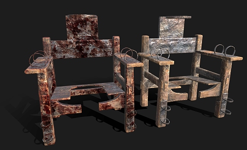 Penalty stool cell prison 3d model