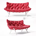 Double sofa 3d model