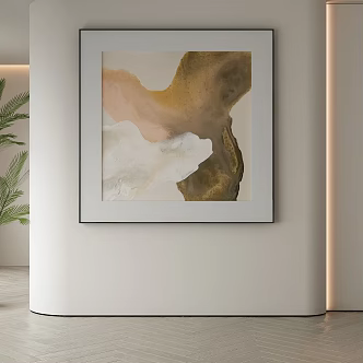 modern decorative painting 3d model