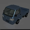 Honda Blue Single Cab Compact Truck With Open Bed And Sleek Exterior Design