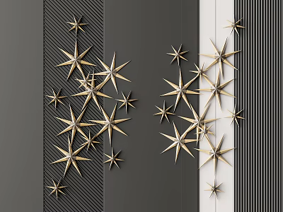 Modern Wall Decoration Pendant Wall Decoration Pendant 3d model