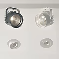 Modern Downlights And Spotlights With Black White Design For Home Ceiling Lighting