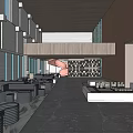Modern Urban Sales Office Building With Glass Curtain Wall In High Rise District Design