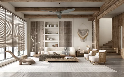 The Silent Living Room 3d model
