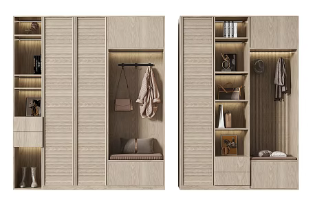 New Chinese Shoe Cabinet 3d model