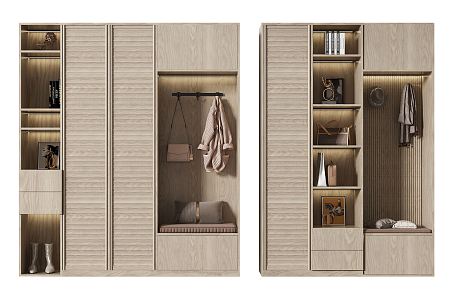 New Chinese Shoe Cabinet 3d model