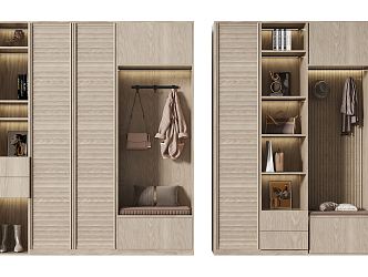 New Chinese Shoe Cabinet 3d model