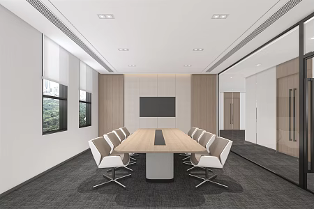 Modern Meeting Room Office Meeting Room 3d model