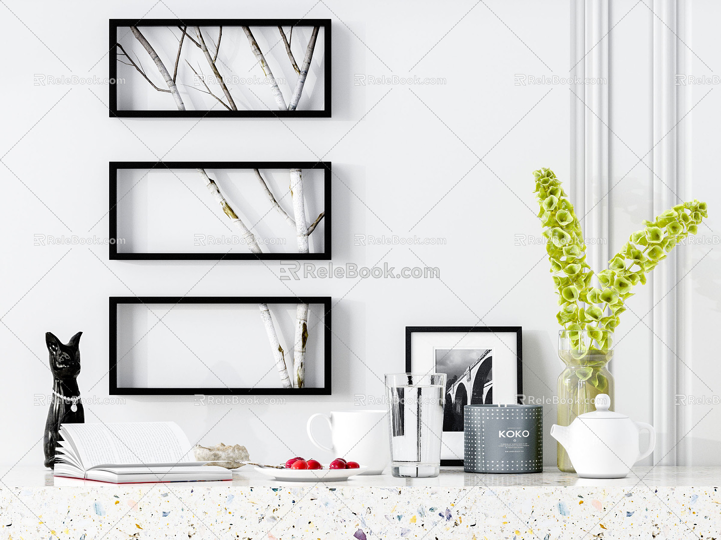 Modern Ornaments Combination Decorations Ornaments Floriculture Photo Frame model