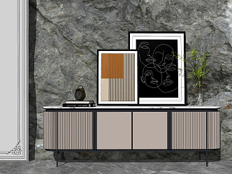 Modern TV Cabinet 3d model