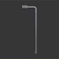 Contemporary Metal Lighting Combination With Tall Slim Pole Design For Home Decor