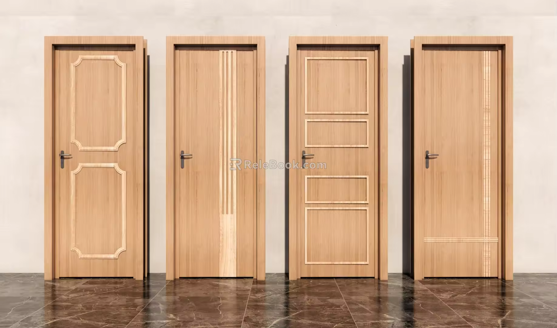 Single door SU model 3d model