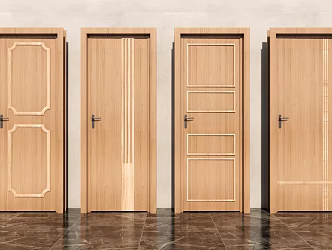 Single door SU model 3d model