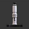White Medical Device with Black Base Adjustable Knob Handle and U Shaped Bracket