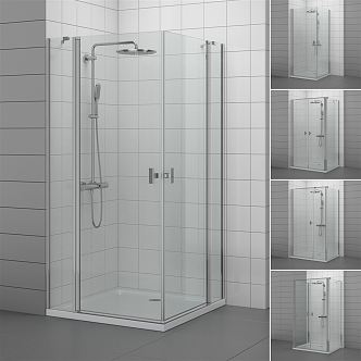 Modern Shower Room Shower 3d model