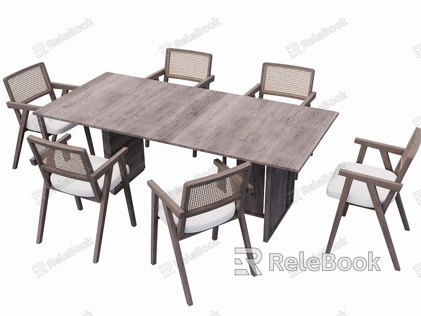 Modern Outdoor Dining Table and Chair model