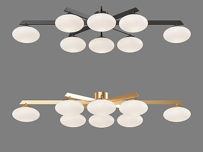 Simple Light Luxury Ceiling Lamp 3d model