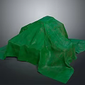 Green Soft Fabric Cover As Practical Household Daily Use Item