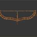Crossbow Mechanical Crossbow Shift Bow and Arrow Shoot Far Equipment Weapons High-tech Crossbow 3d model